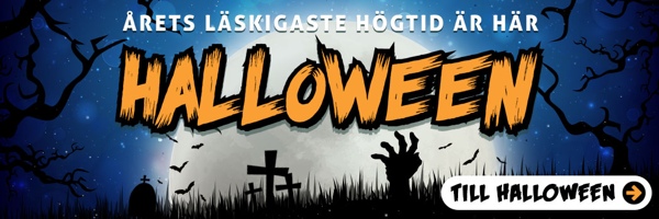 Partyhallen halloween-banner